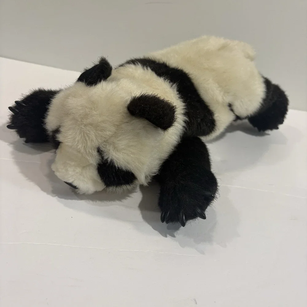 Vintage Folkmanis Black White Panda Hand Puppet Folk Full Body Pretend 14